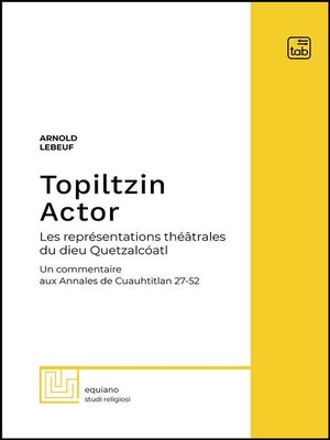 cover image of Topiltzin Actor